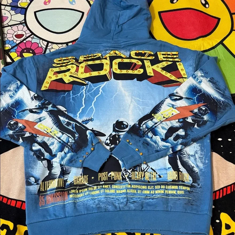 Stray Hoodie - Space Rock Pullover